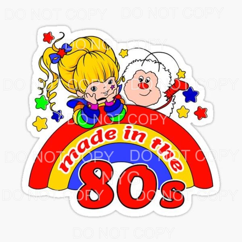 Rainbow Brite #8 Sublimation transfers - Heat Transfer