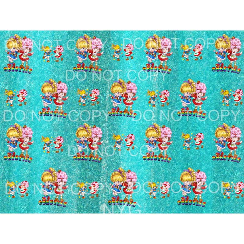 Rainbow brite and strawberry shortcake besties sheet # 3