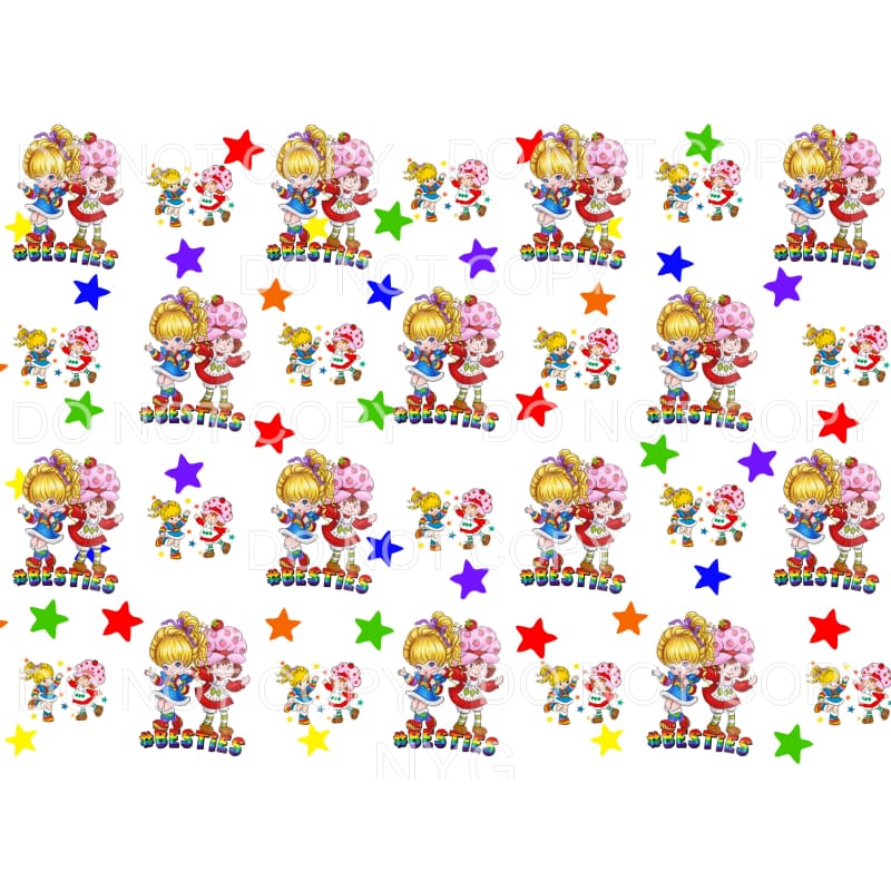 Rainbow brite and strawberry shortcake besties sheet # 4