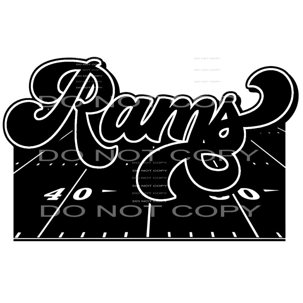 rams #4090 Sublimation transfers - Heat Transfer