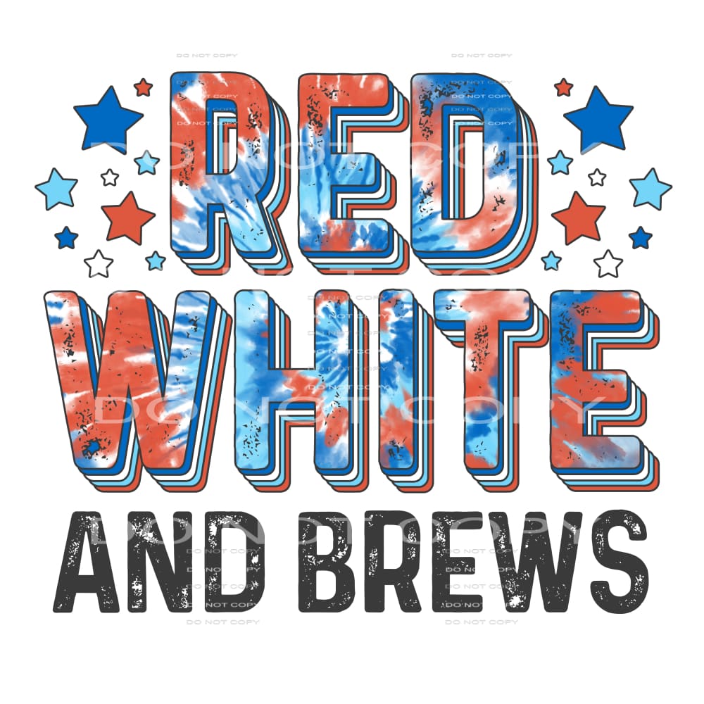 red white and brews #6837 Sublimation transfers - Heat