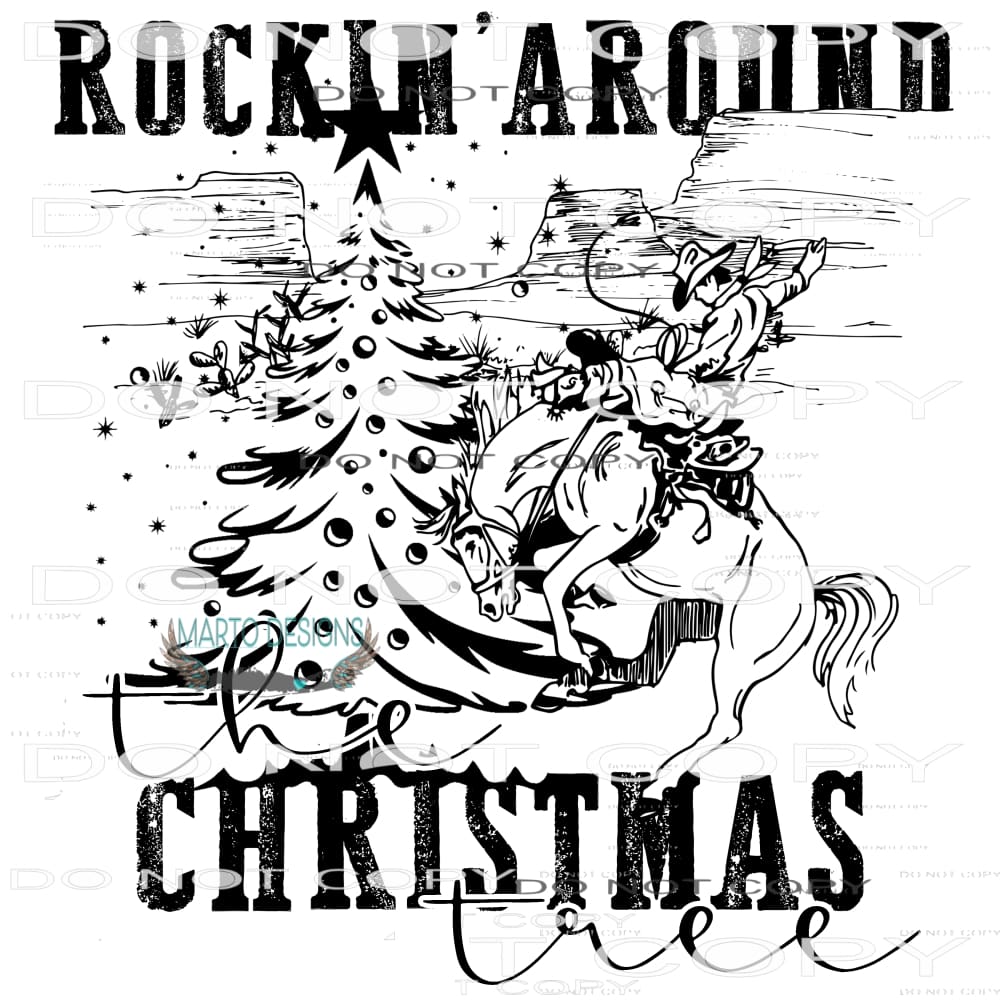 Rockin’ Around The Christmas Tree #7503 Sublimation