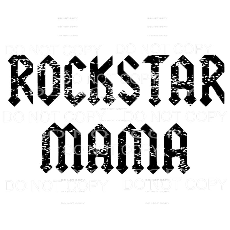 Rockstar MAMA #1 leopard Sublimation transfers - Heat