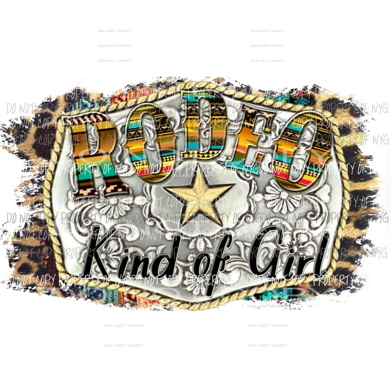 Rodeo Kind of girl Sublimation transfers Heat Transfer