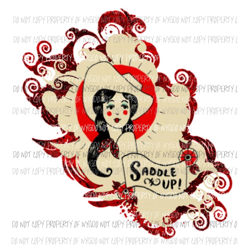 Saddle Up 2 Sublimation transfers Heat Transfer