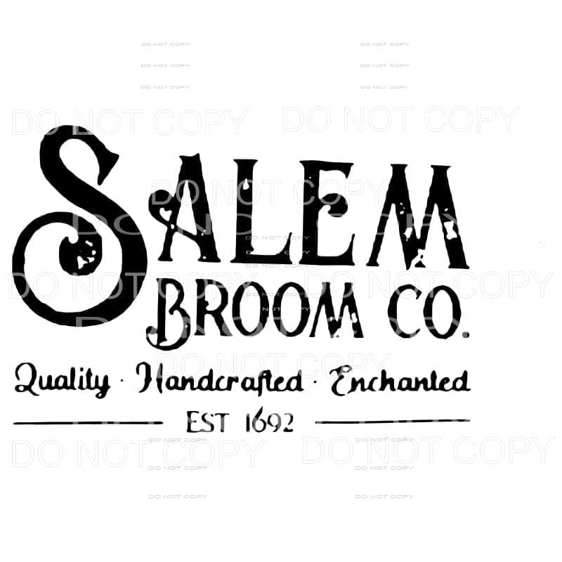 Salem Broom Company Sublimation transfers - Heat Transfer