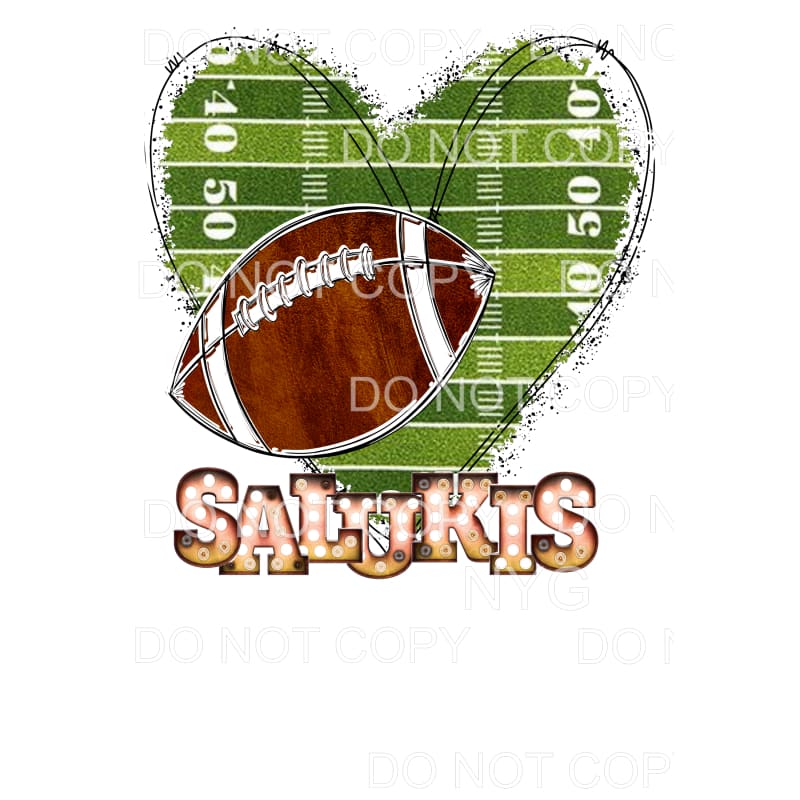 Salukis Football Sublimation transfers - Heat Transfer