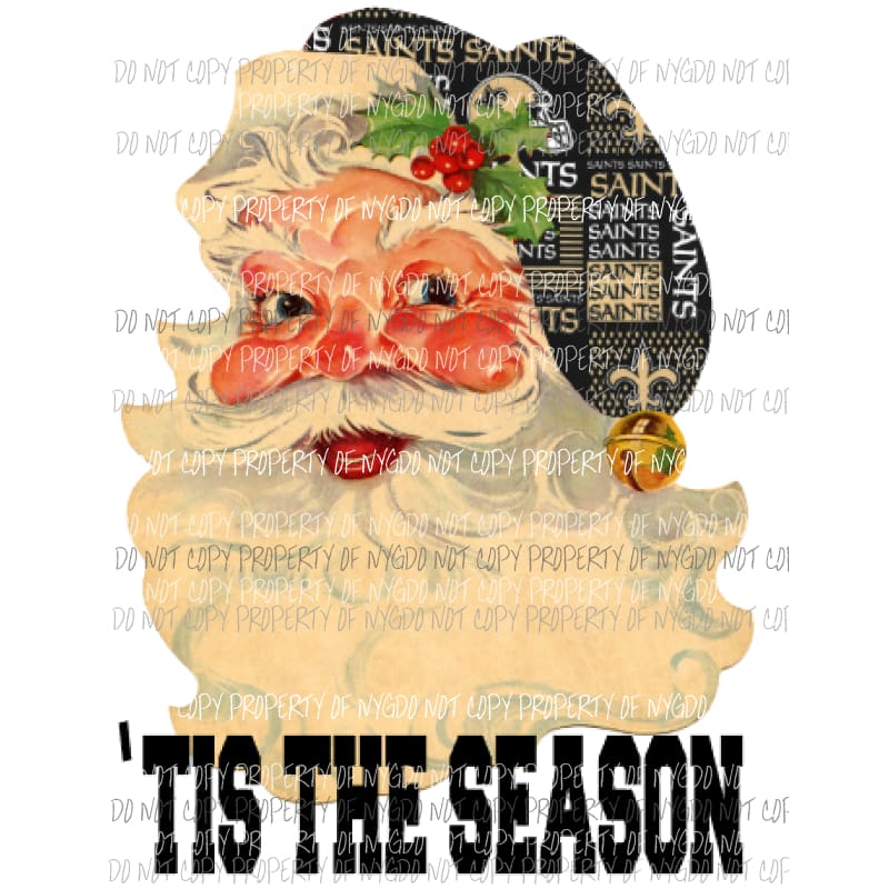 Santa Saints Sublimation transfers Heat Transfer