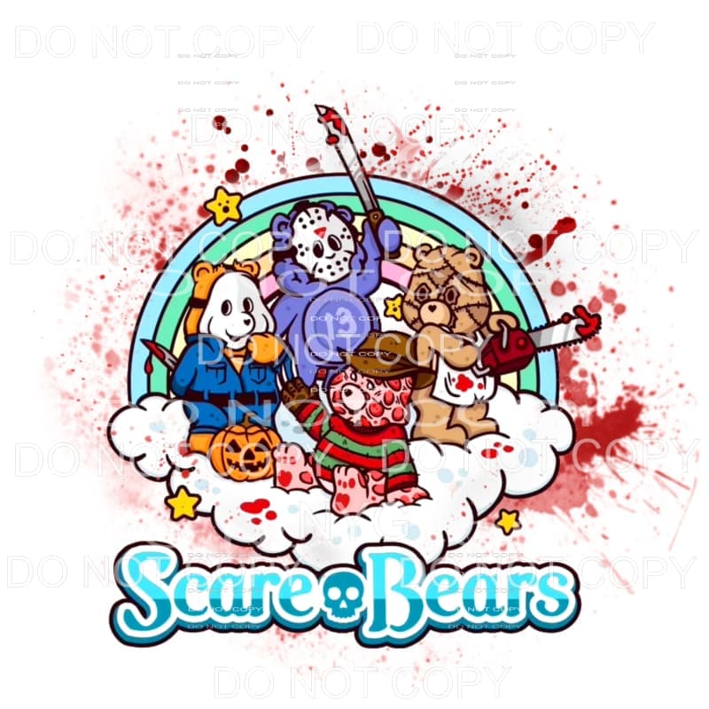 Scare Bears Hallowen Horror Movie Characters Care Bears