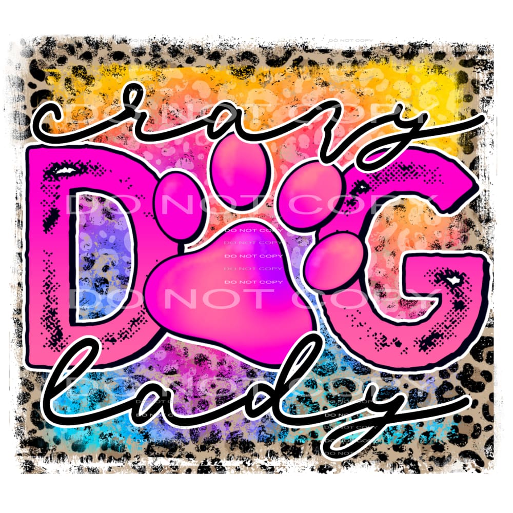 scary dog lady #6407 Sublimation transfers - Heat Transfer