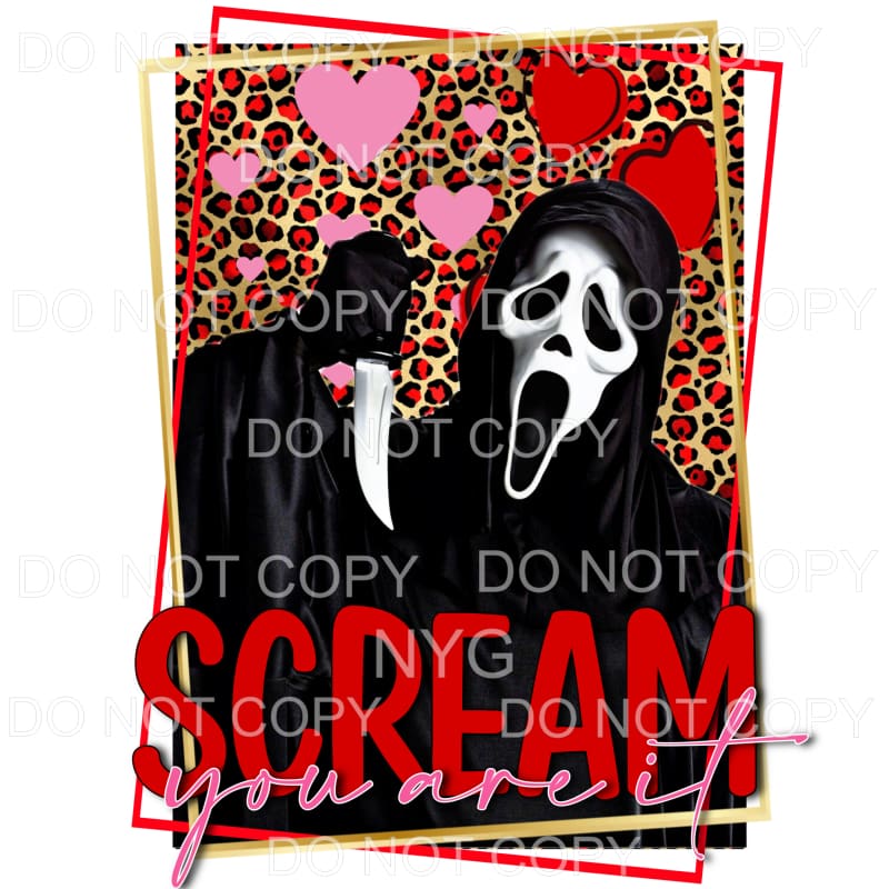 SCREAM you are it # 9323 Sublimation transfers - Heat