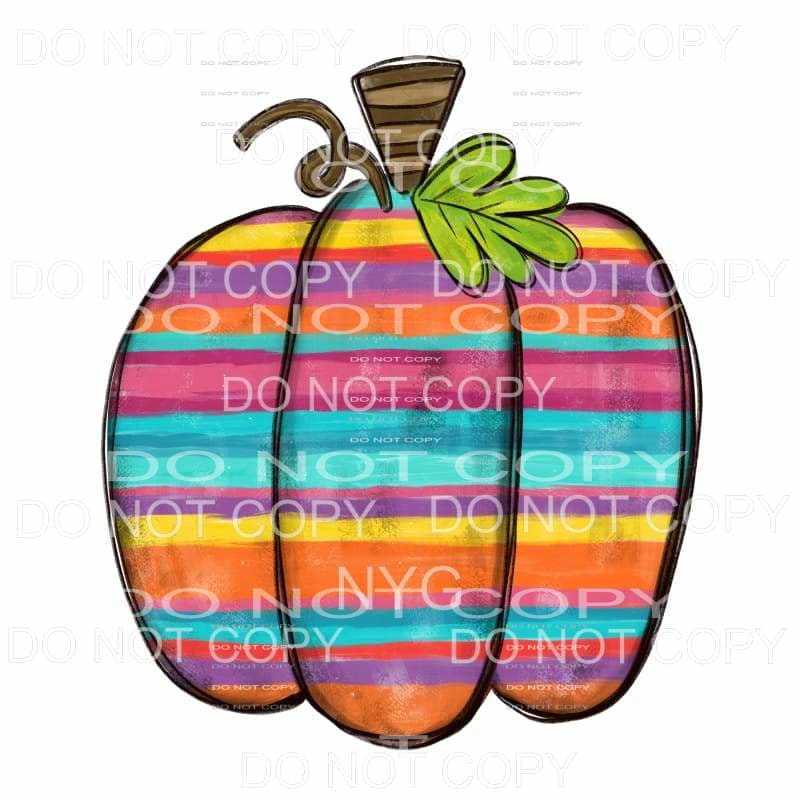 Serape Pumpkin Sublimation transfers - Heat Transfer