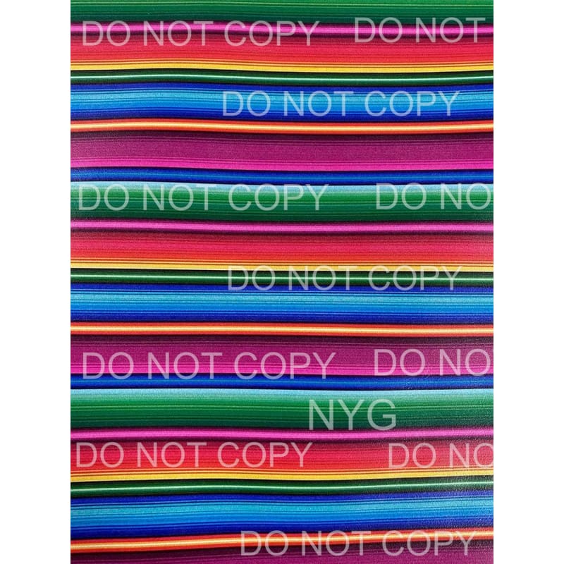 Serape Sheet #3 Sublimation transfers - 13 x 9 inches - Heat