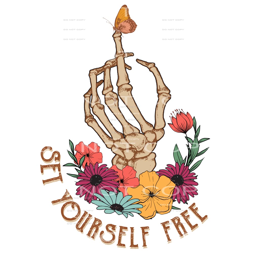 Set Yourself Free #4639 Sublimation transfers - Heat