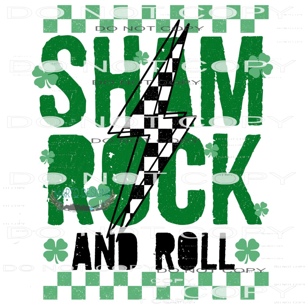 Sham Rock #9532 Sublimation transfers - Heat Transfer