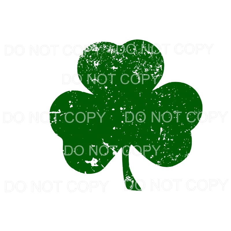 Shamrock Green Destressed Sublimation transfers - Heat