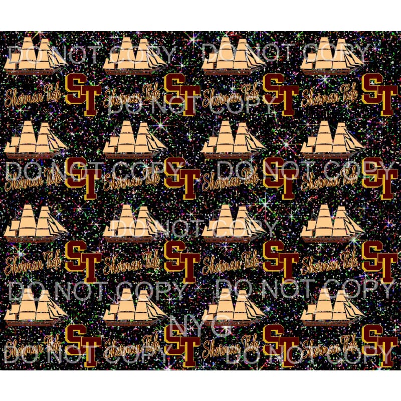 Shermin Tide Background # 2 Sublimation transfers - Heat