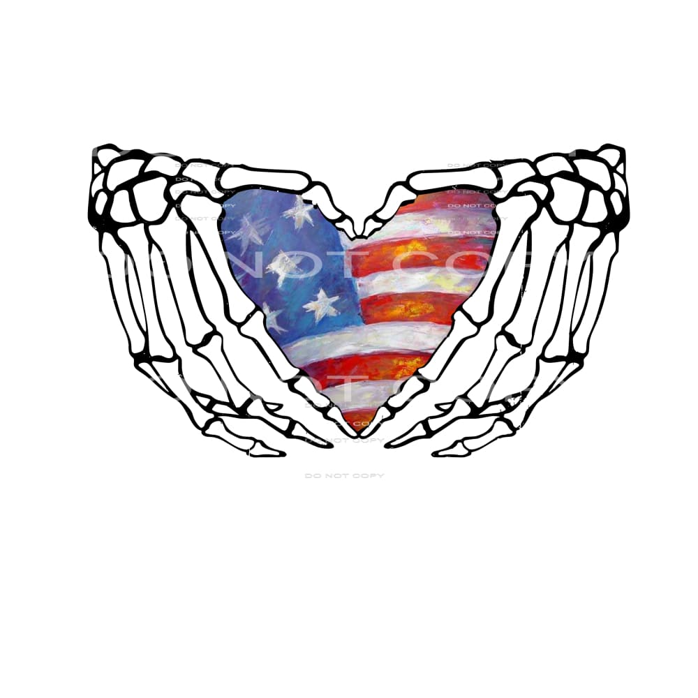 skull hands flag #6646 Sublimation transfers - Heat Transfer