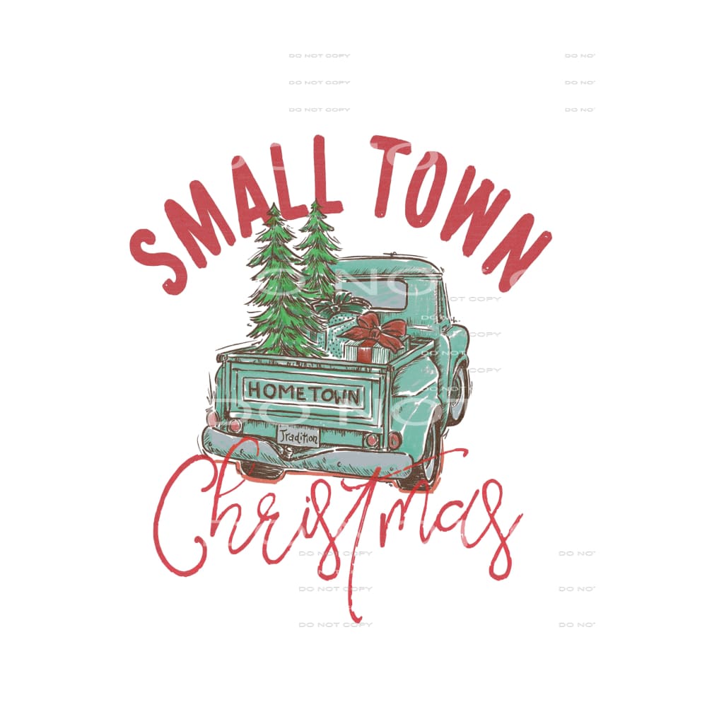 small town christmas # 2011 Sublimation transfers - Heat