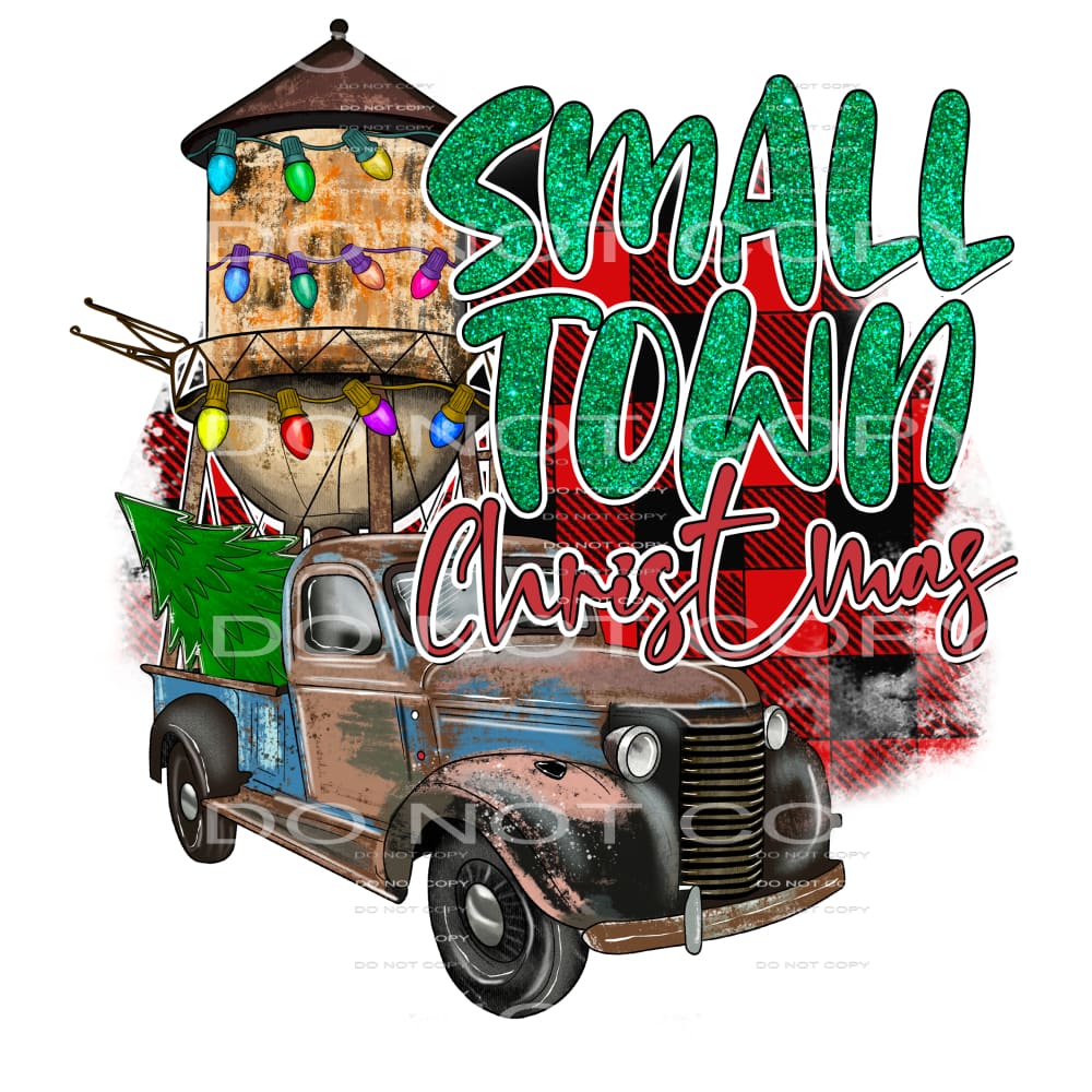 Small Town Christmas # 2099 Sublimation transfers - Heat