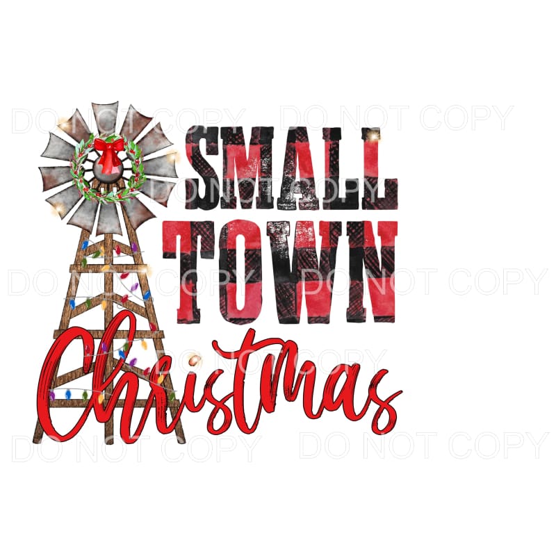 Small Town Christmas # 7005 Sublimation transfers - Heat