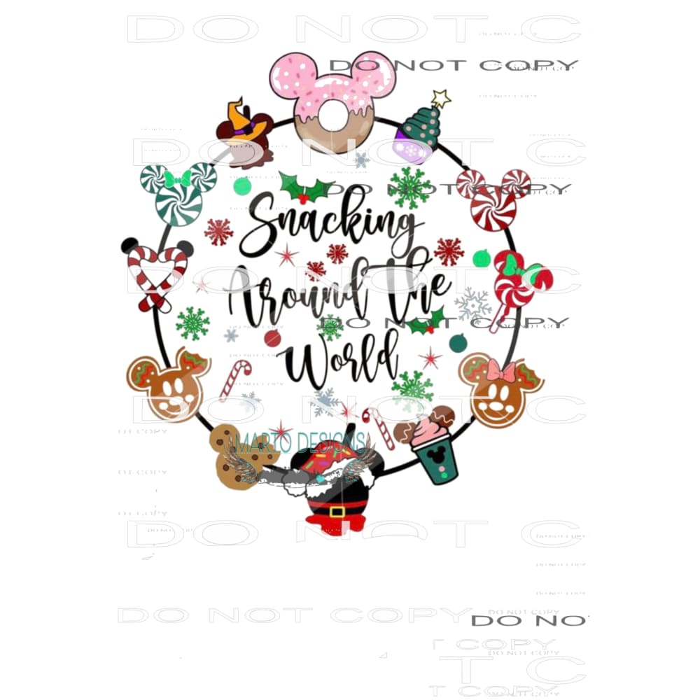 snacking around the world # 1062 Sublimation transfers -