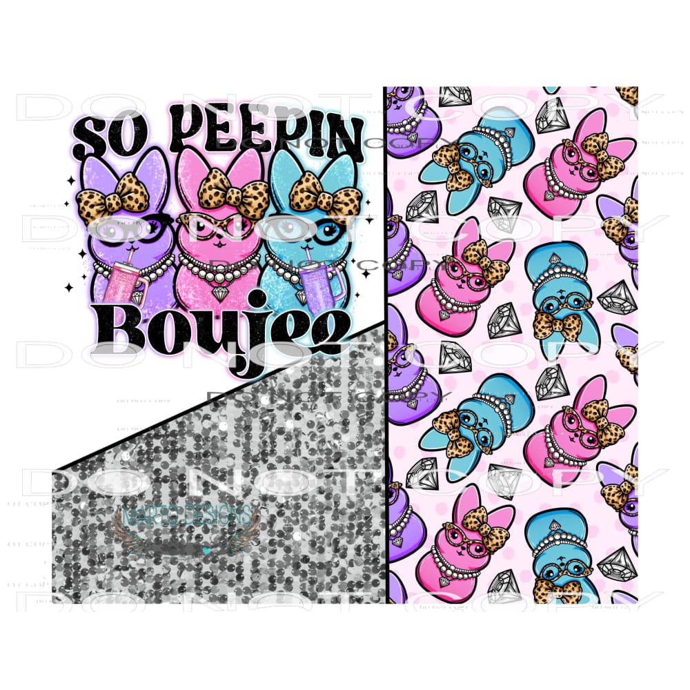So Peeping Boujee #9445 Sublimation transfers - Heat