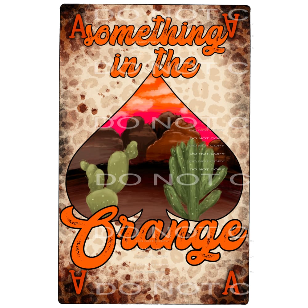 something in the orange #7202 Sublimation transfers - Heat