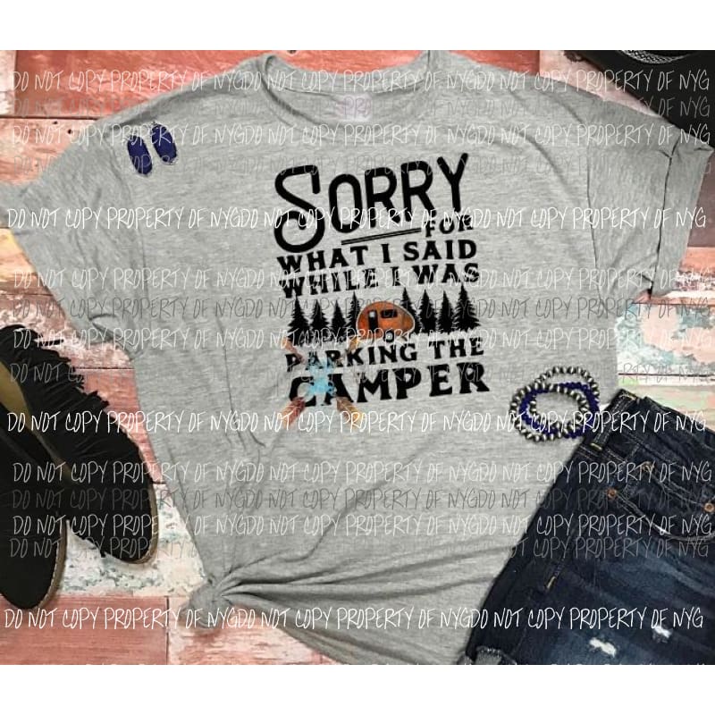 Sorry for what i said while i was parking the camper sublimation transfer Heat Transfer