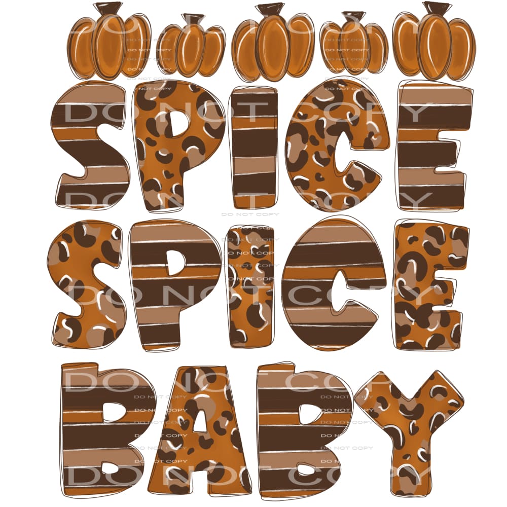 Spice Spice Baby # 8730 Sublimation transfers - Heat