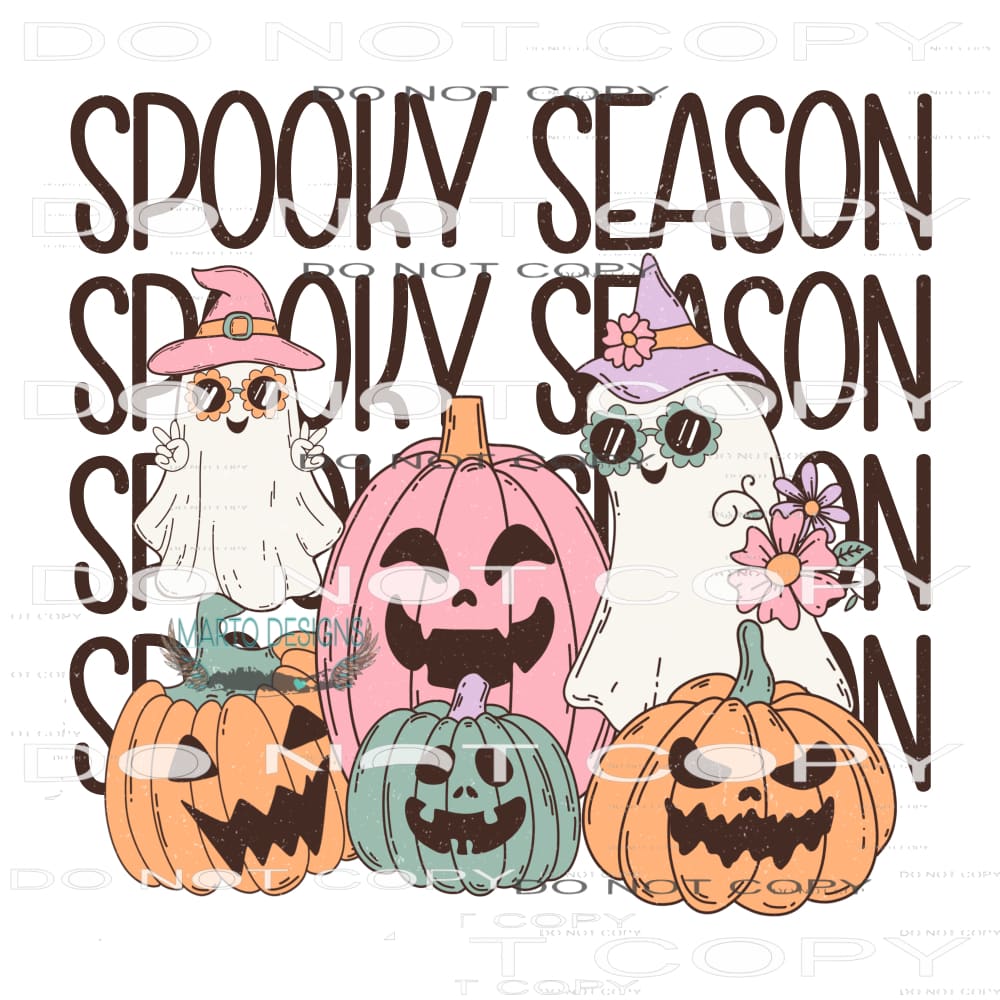 Spooky Season #6816 Sublimation transfers - Heat Transfer