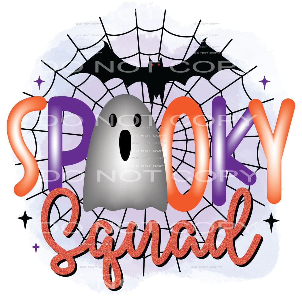spooky squad #8540 Sublimation transfers - Heat Transfer