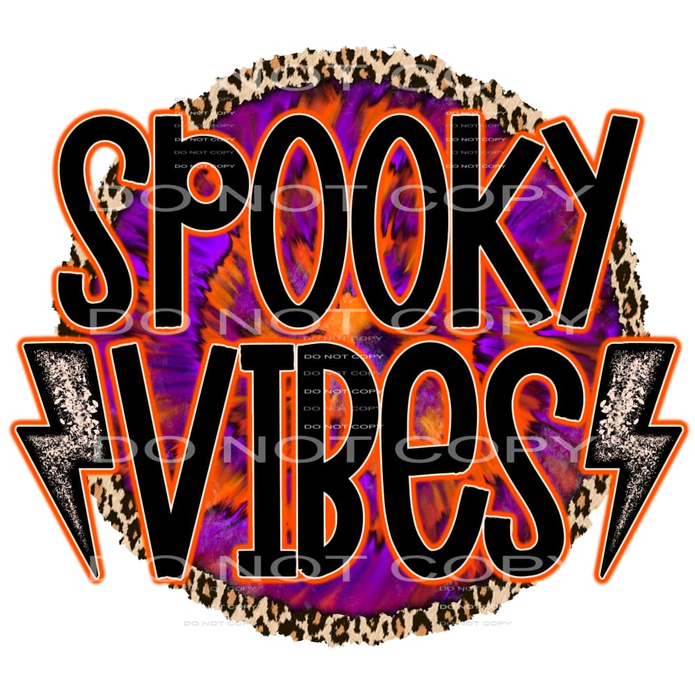 spooky vibes #7289 Sublimation transfers - Heat Transfer