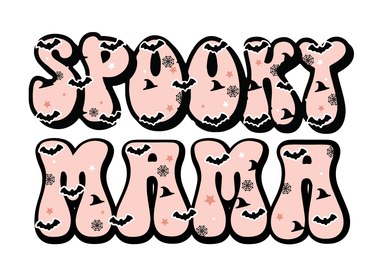 spooky mama #8695 Sublimation transfers