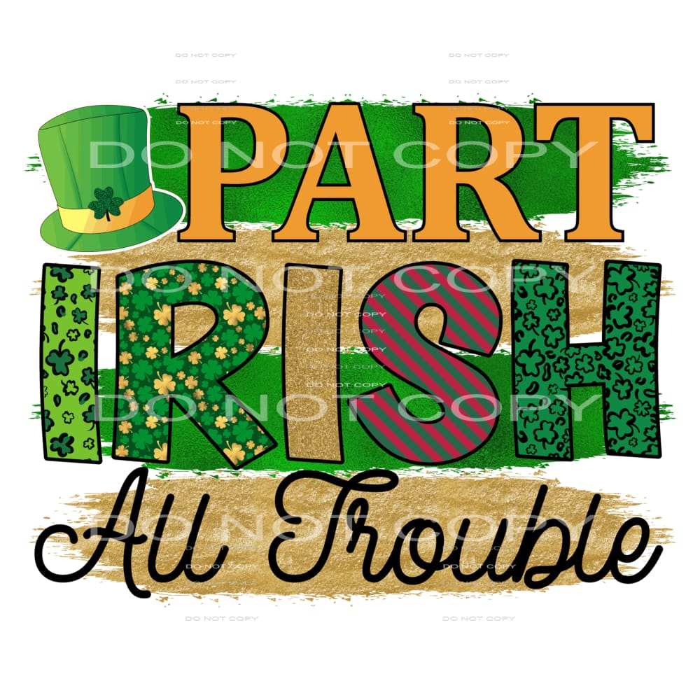 St Patrick’s Day #3022 Sublimation transfers - Heat Transfer