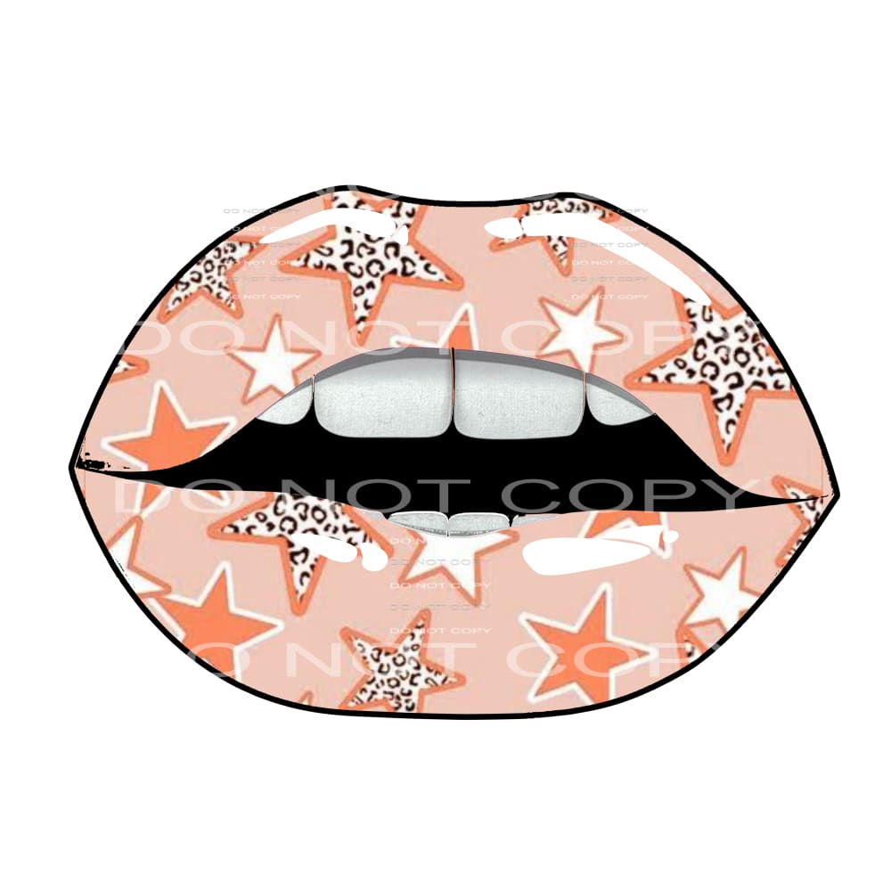 star lips #6128 Sublimation transfers - Heat Transfer