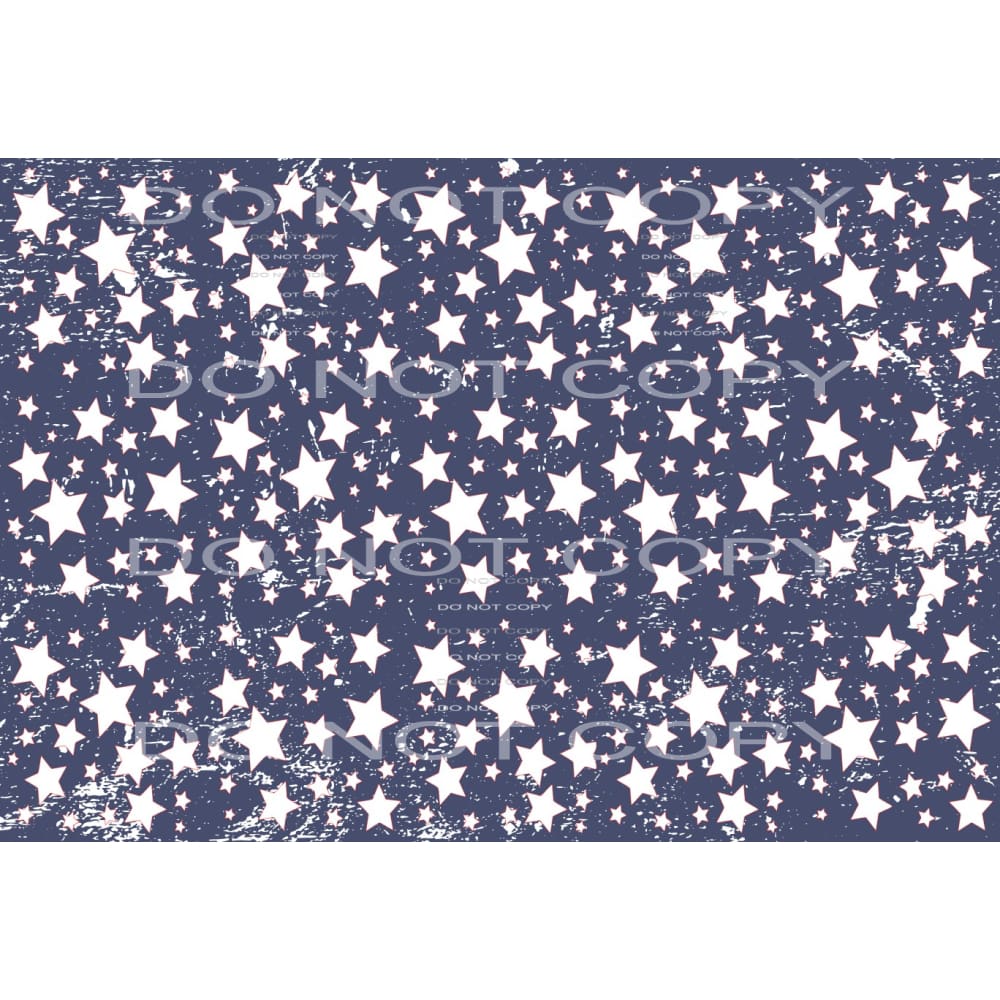 stars background blue #6297 Sublimation transfers - Heat