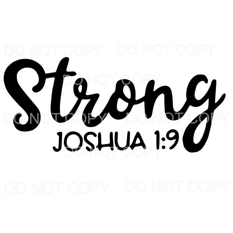 Strong Joshua 19 Sublimation transfers - Heat Transfer