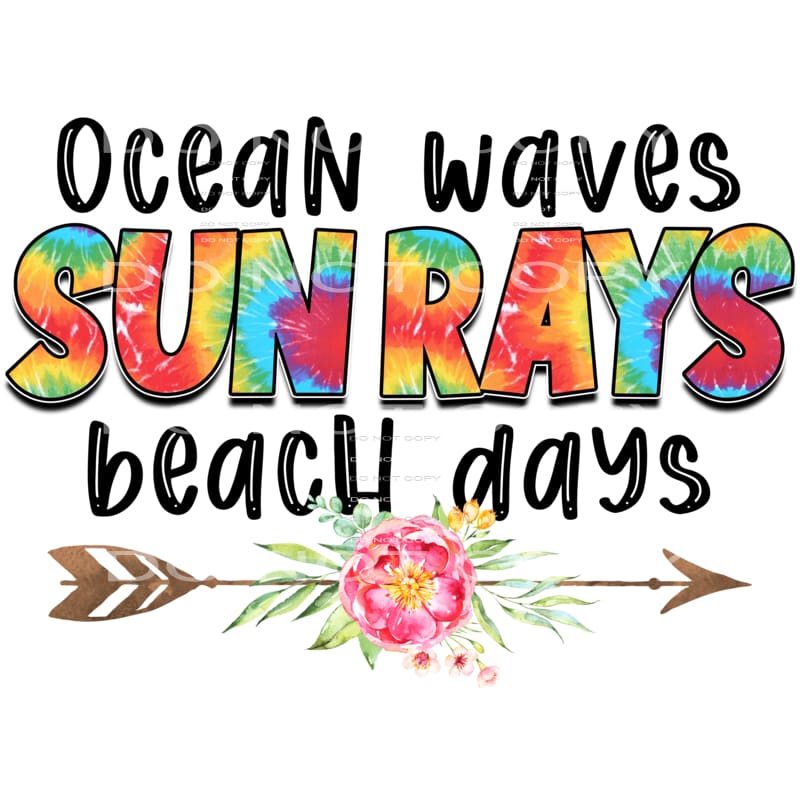 Summer #3492 Sublimation transfers - Heat Transfer Graphic
