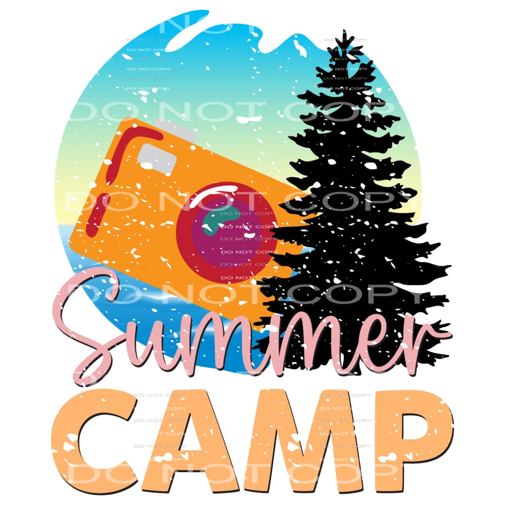 Summer Camp #5246 Sublimation transfers - Heat Transfer