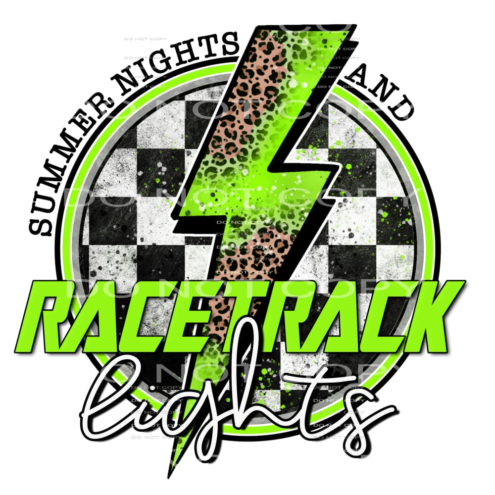 summer nights and racetrack lights #6041 Sublimation