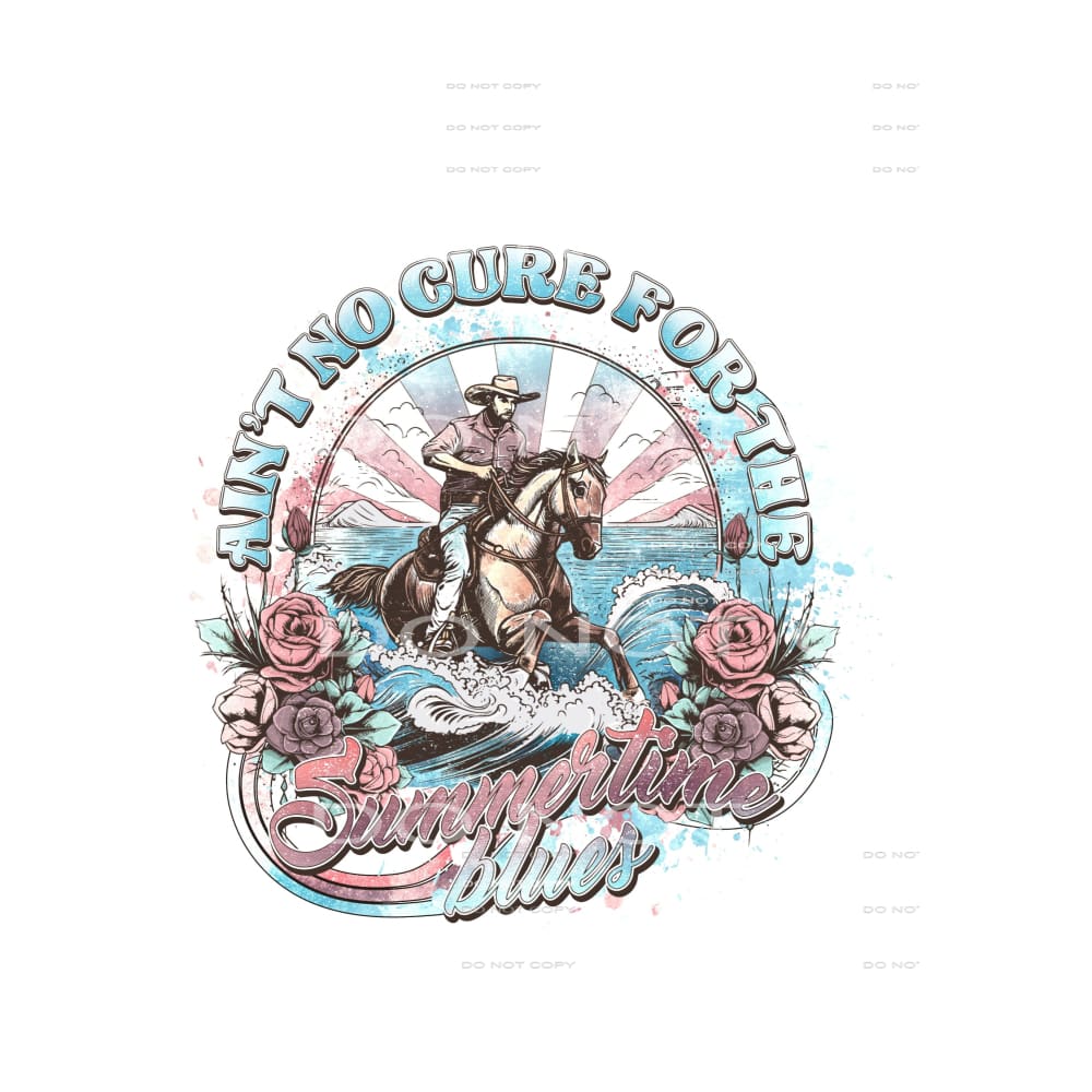summertime blues # 9943 Sublimation transfers - Heat