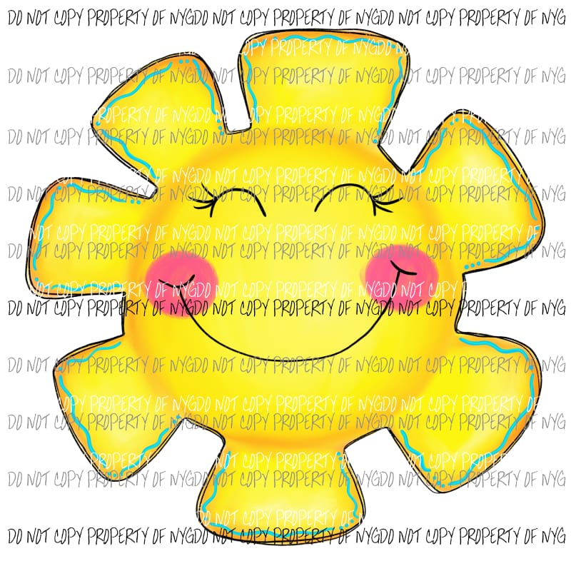 Sunshine Blank Sublimation transfers Heat Transfer