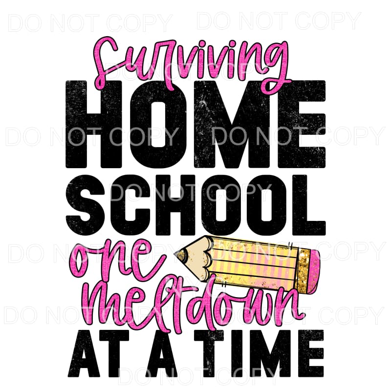 Surviving Homeschool One Meltdown At A Time Sublimation