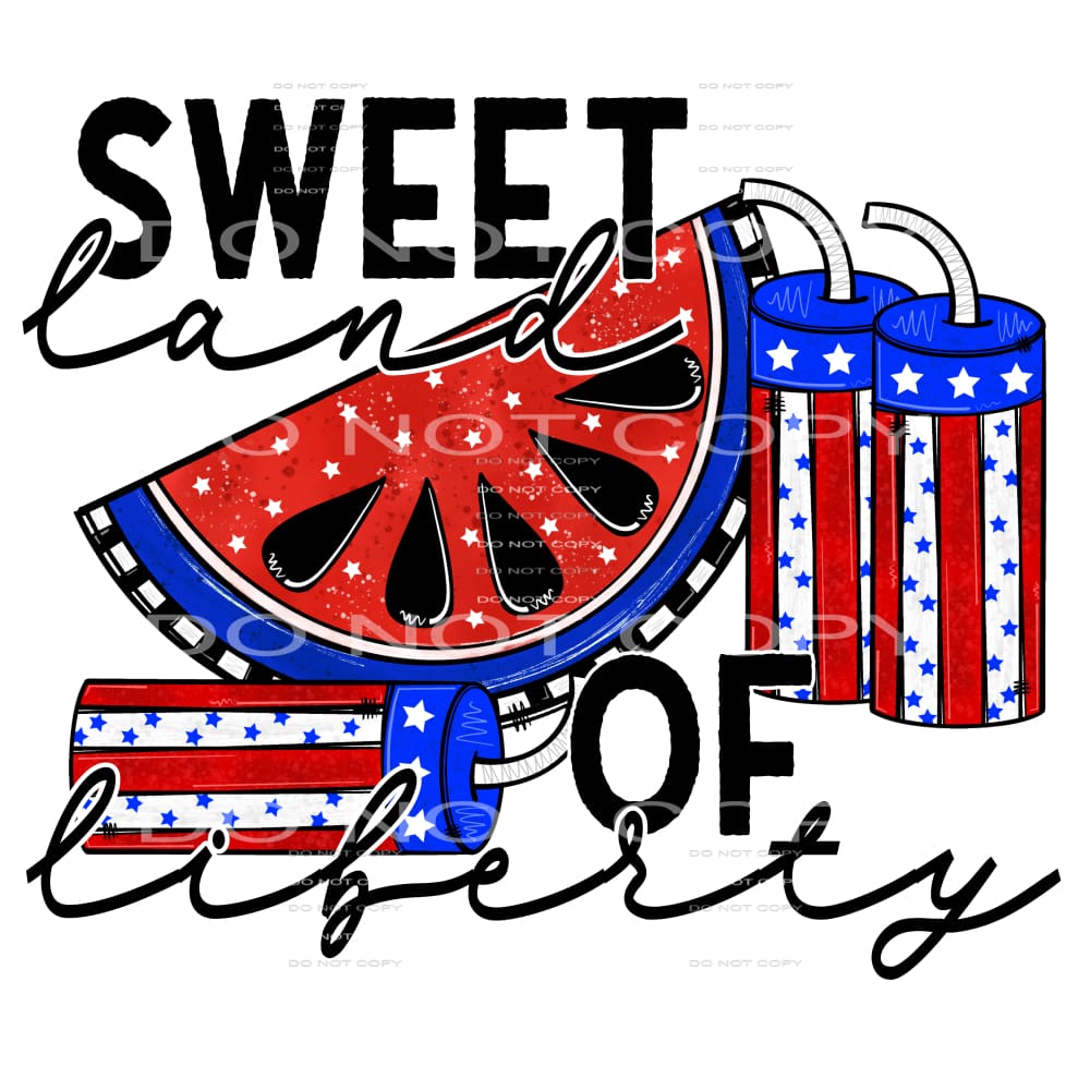 sweet land of liberty #7115 Sublimation transfers - Heat