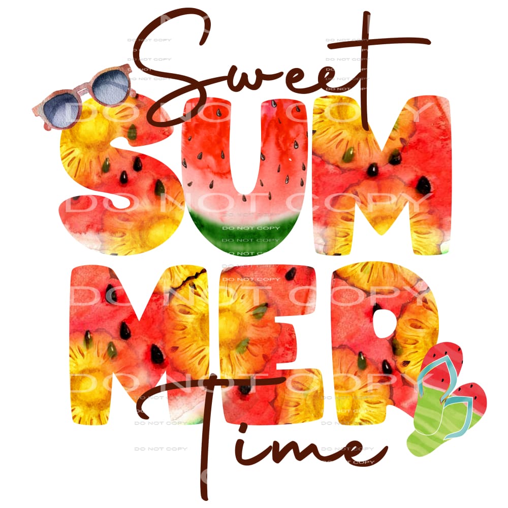 Sweet summer time # 440 Sublimation transfers - Heat