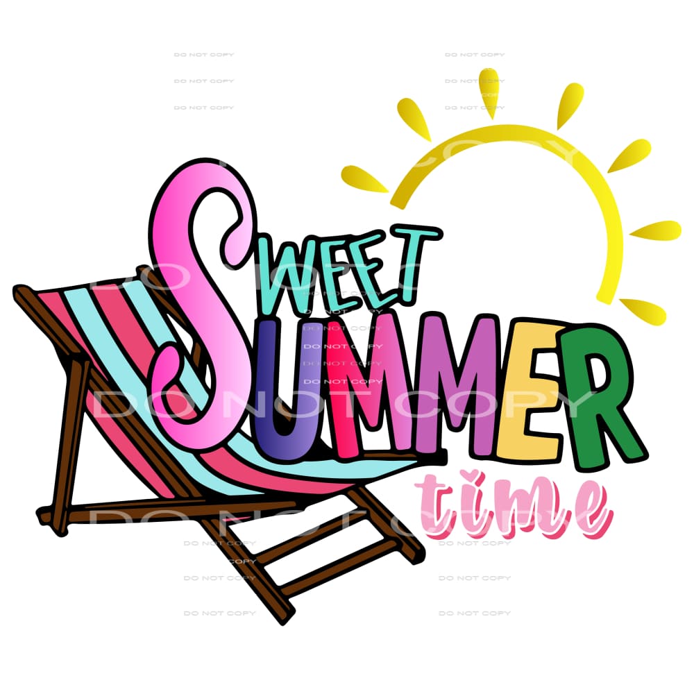 Sweet Summer Time #5412 Sublimation transfers - Heat