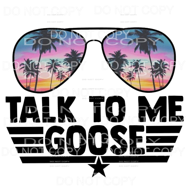 Talk To Me Goose #5 non distressed tropical trees