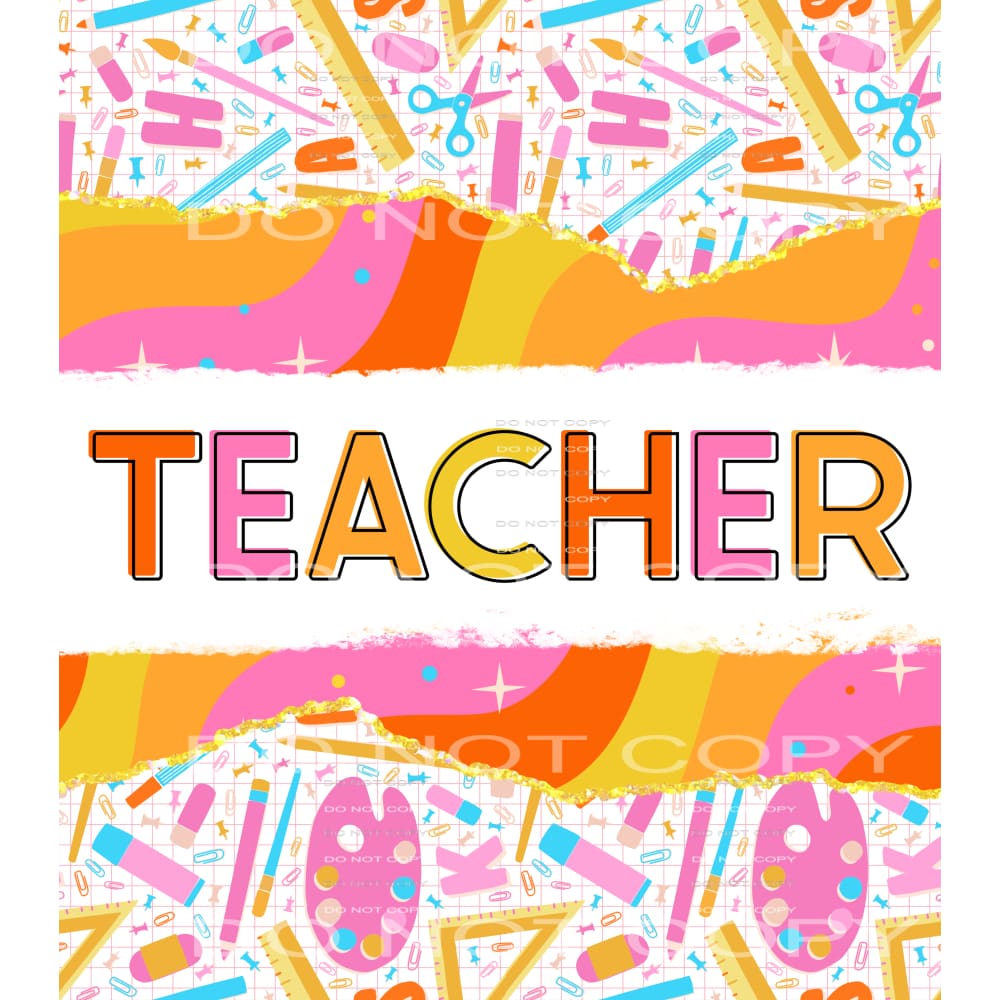 teacher #7293 Sublimation transfers - Heat Transfer
