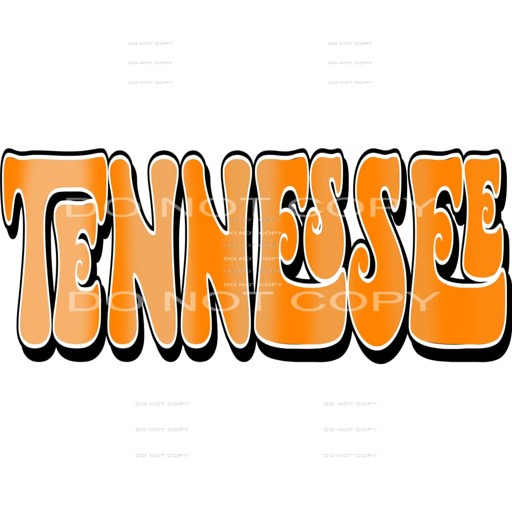 TENNESSEE ORANGE # 22261 Sublimation transfers - Heat